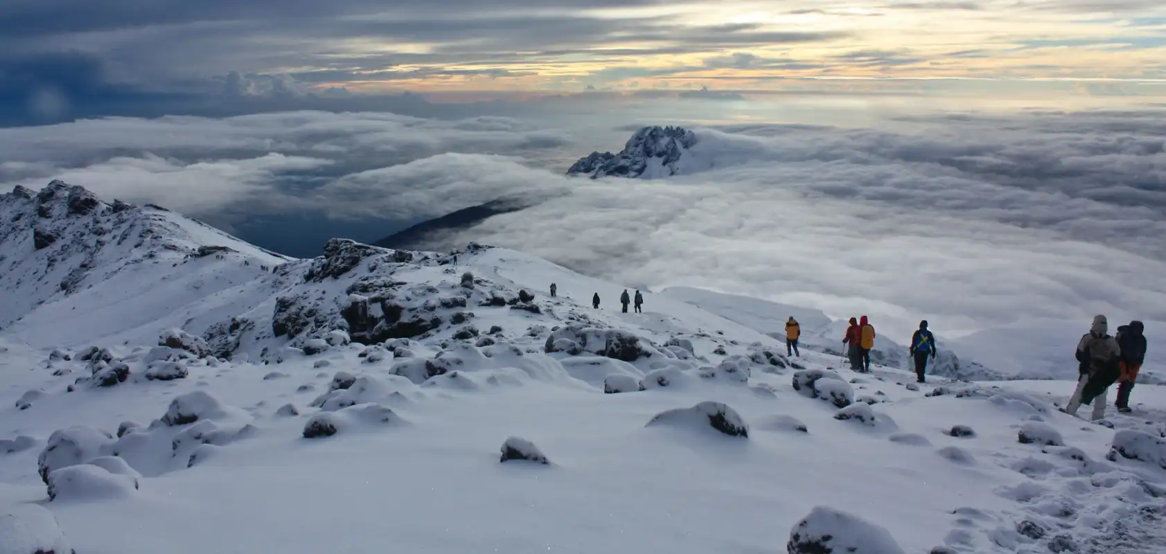 Preparing to climb Mount Kilimanjaro
